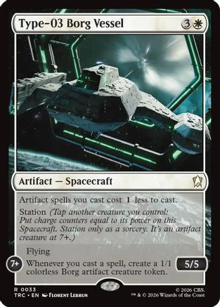 Type-03 Borg Vessel (Surge Foil) [Commander: Star Trek] Foil