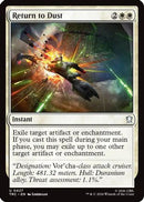 Return to Dust (Surge Foil) [Commander: Star Trek] Foil