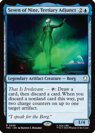 Seven of Nine, Tertiary Adjunct (Surge Foil) [Commander: Star Trek] Foil