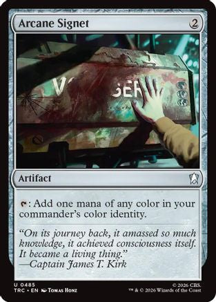 Arcane Signet (Surge Foil) [Commander: Star Trek] Foil
