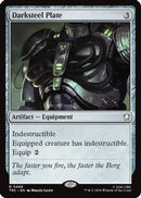 Darksteel Plate (Surge Foil) [Commander: Star Trek] Foil