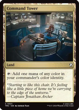 Command Tower (Surge Foil) [Commander: Star Trek] Foil