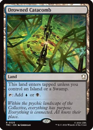 Drowned Catacomb (Surge Foil) [Commander: Star Trek] Foil