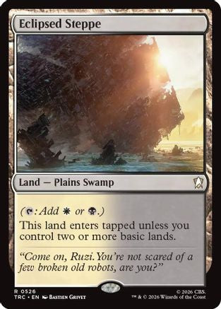 Eclipsed Steppe (Surge Foil) [Commander: Star Trek] Foil