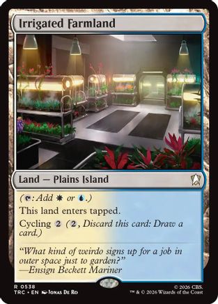 Irrigated Farmland (Surge Foil) [Commander: Star Trek] Foil