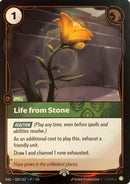 Life from Stone (029/167) [Riftbound Organized Play Promotional Cards] Foil