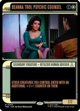 Deanna Troi, Psychic Counsel (Showcase) [Star Trek] Foil