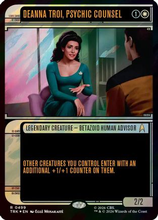 Deanna Troi, Psychic Counsel (Showcase) (Surge Foil) [Star Trek] Foil