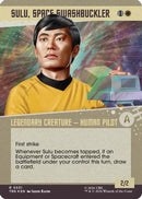 Sulu, Space Swashbuckler (Showcase) (Surge Foil) [Star Trek] Foil