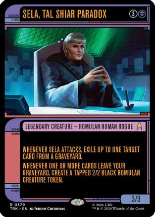 Sela, Tal Shiar Paradox (Showcase) [Star Trek] Foil