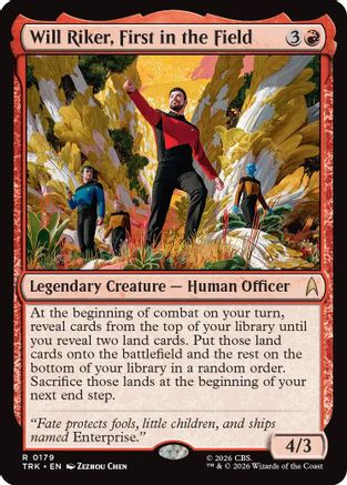 Will Riker, First in the Field [Star Trek]