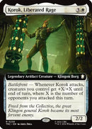 Korok, Liberated Rage (Extended Art) [Commander: Star Trek]