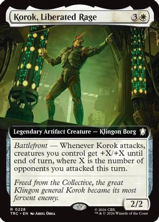 Korok, Liberated Rage (Extended Art) [Commander: Star Trek]