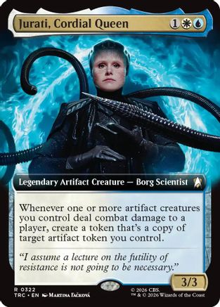Jurati, Cordial Queen (Extended Art) [Commander: Star Trek]
