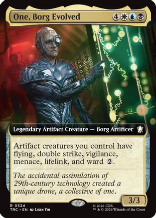 One, Borg Evolved (Extended Art) [Commander: Star Trek]