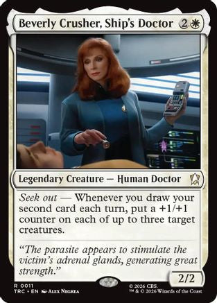 Beverly Crusher, Ship's Doctor (Surge Foil) [Commander: Star Trek] Foil