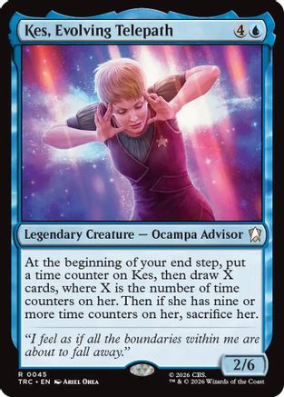 Kes, Evolving Telepath (Surge Foil) [Commander: Star Trek] Foil