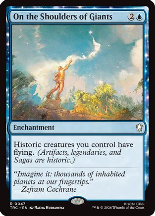 On the Shoulders of Giants (Surge Foil) [Commander: Star Trek] Foil