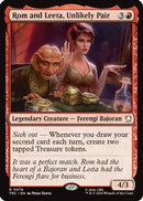 Rom and Leeta, Unlikely Pair (Surge Foil) [Commander: Star Trek] Foil