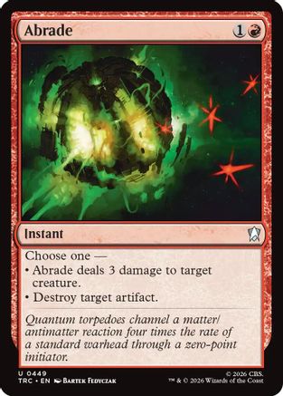 Abrade (Surge Foil) [Commander: Star Trek] Foil