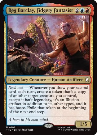Reg Barclay, Fidgety Fantasist [Commander: Star Trek]