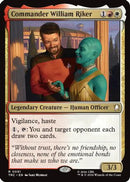 Commander William Riker (Surge Foil) [Commander: Star Trek] Foil