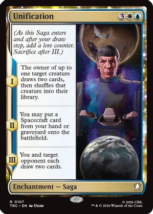 Unification (Surge Foil) [Commander: Star Trek] Foil
