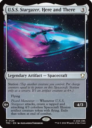 U.S.S. Stargazer, Here and There (Surge Foil) [Commander: Star Trek] Foil