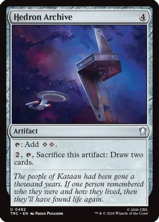 Hedron Archive (Surge Foil) [Commander: Star Trek] Foil