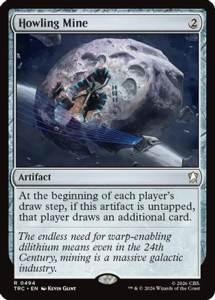 Howling Mine (Surge Foil) [Commander: Star Trek] Foil