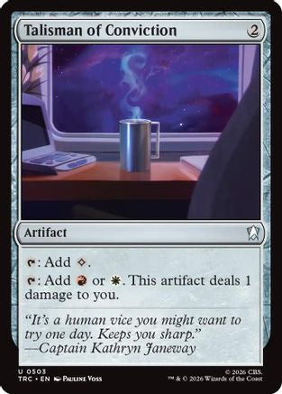 Talisman of Conviction (Surge Foil) [Commander: Star Trek] Foil
