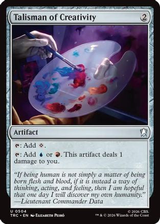 Talisman of Creativity (Surge Foil) [Commander: Star Trek] Foil