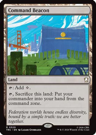 Command Beacon (Surge Foil) [Commander: Star Trek] Foil