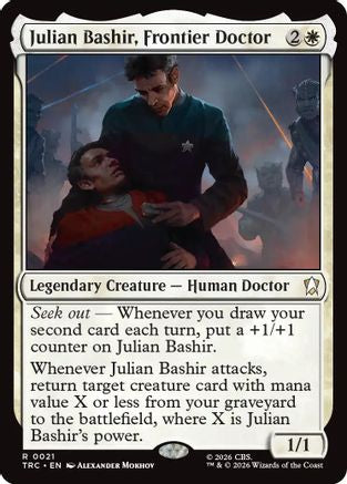 Julian Bashir, Frontier Doctor (Surge Foil) [Commander: Star Trek] Foil
