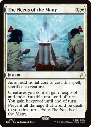The Needs of the Many [Star Trek] Foil