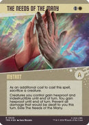 The Needs of the Many (Showcase) (Surge Foil) [Star Trek] Foil