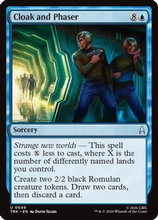 Cloak and Phaser [Star Trek] Foil