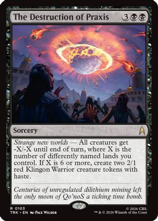 The Destruction of Praxis [Star Trek] Foil