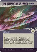 The Destruction of Praxis (Showcase) (Surge Foil) [Star Trek] Foil