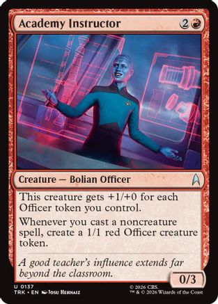 Academy Instructor [Star Trek]