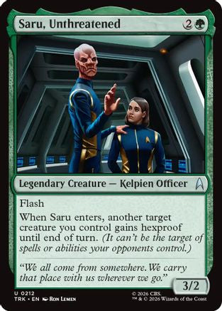 Saru, Unthreatened [Star Trek] Foil