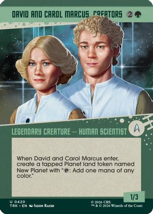 David and Carol Marcus, Creators (Showcase) [Star Trek] Foil