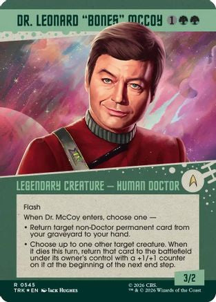 Dr. Leonard "Bones" McCoy (Showcase) (Surge Foil) [Star Trek] Foil