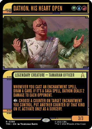 Dathon, His Heart Open (Showcase) [Star Trek] Foil