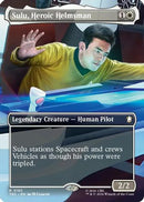 Sulu, Heroic Helmsman (Borderless) [Commander: Star Trek]