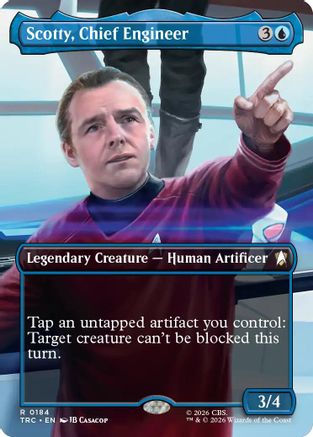 Scotty, Chief Engineer (Borderless) [Commander: Star Trek] Foil