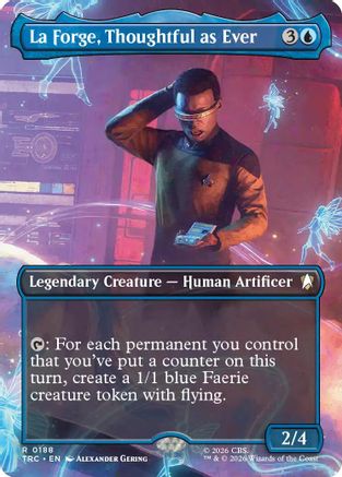 La Forge, Thoughtful as Ever (Borderless) [Commander: Star Trek] Foil