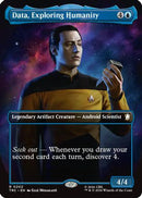 Data, Exploring Humanity (Borderless) [Commander: Star Trek] Foil