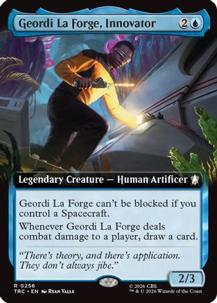 Geordi La Forge, Innovator (Extended Art) [Commander: Star Trek]