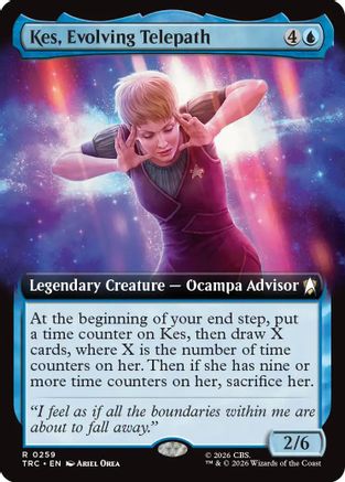 Kes, Evolving Telepath (Extended Art) [Commander: Star Trek]